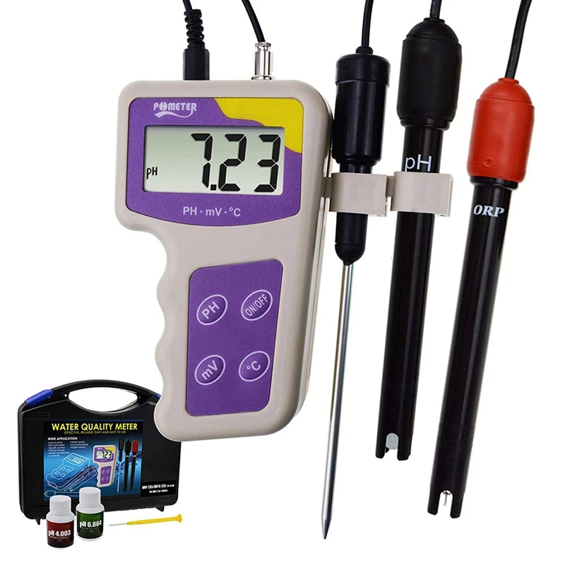 

WSFS Hot 3 in 1 PH MV or P Temperature Redox Meter for Hydroponic Aquarium Fish Tank Pond Pool Spa