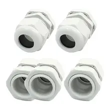 5 шт. серый водонепроницаемый разъем Gland PG21 для 13-18 мм кабель провода