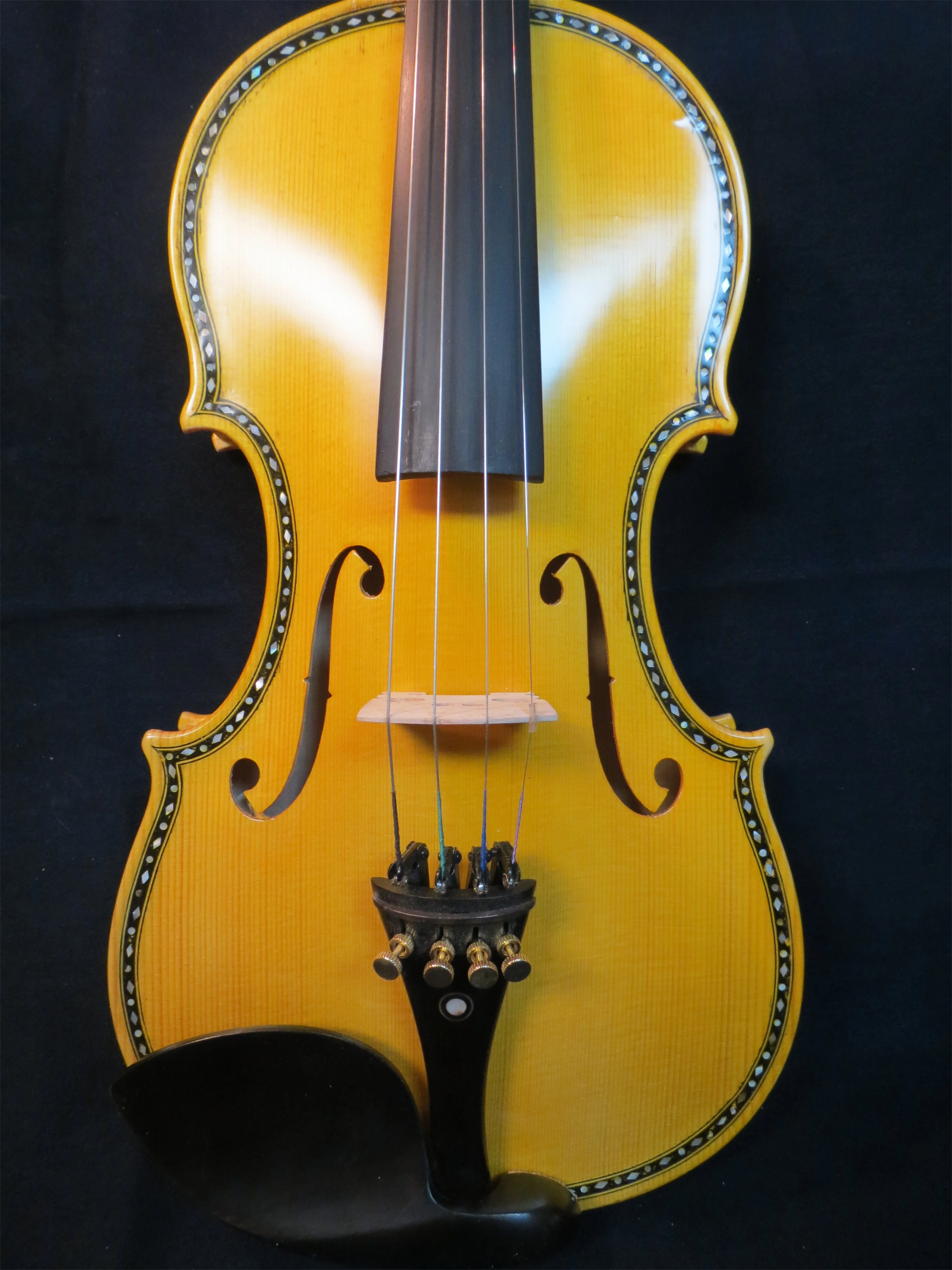 Strad style SONG maestro inlay shell violin 4/4 ,drawing rib, sweet sound #14836