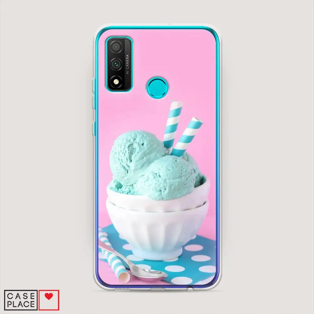 Чехол Силиконовый для Huawei P Smart 2020 Мятное мороженое защитный тонкий мягкий