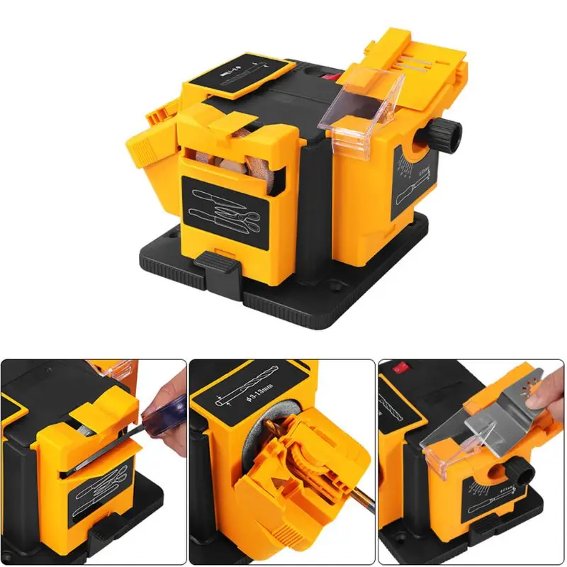 

1Set EU Plug 96W 3In1 Sharpener Drill Household Grinding Tool for Knife Twist