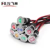 16mm Waterproof Lamp FILN 12V LED Car Boat LED Warning Dashboard Signal Lights Instrument Pilot light ► Photo 3/6