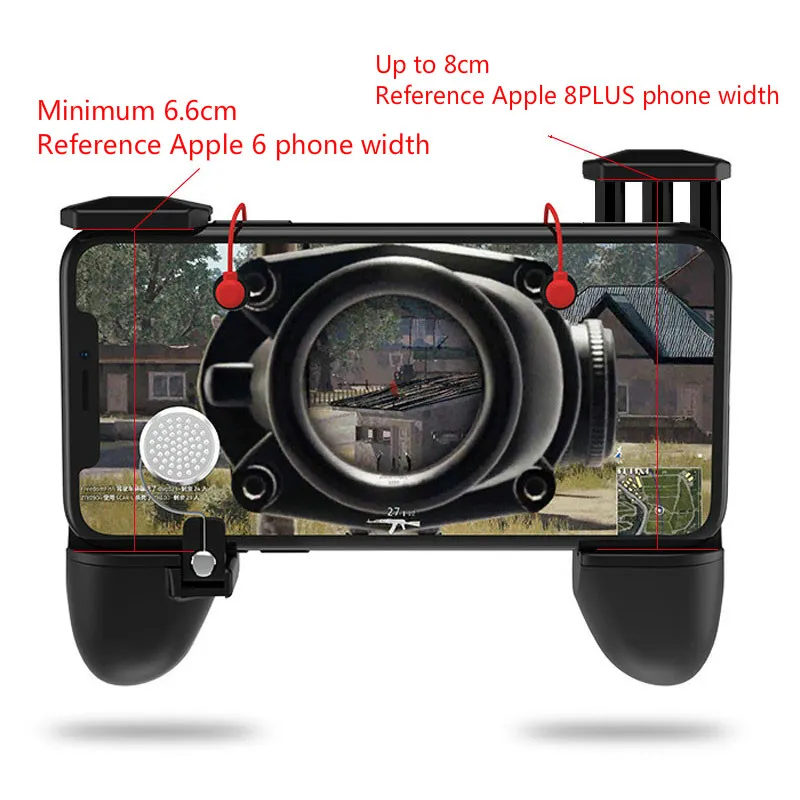 W10 Gamepad Portable MV Four In One PUBG Joystick Afstands Bediening IOS Android Mobiele Game Handv