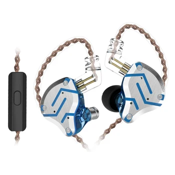 

4BA+1DD Hybrid Earphone Headset HIFI Earbuds In Ear Monitor Headphones with Mic