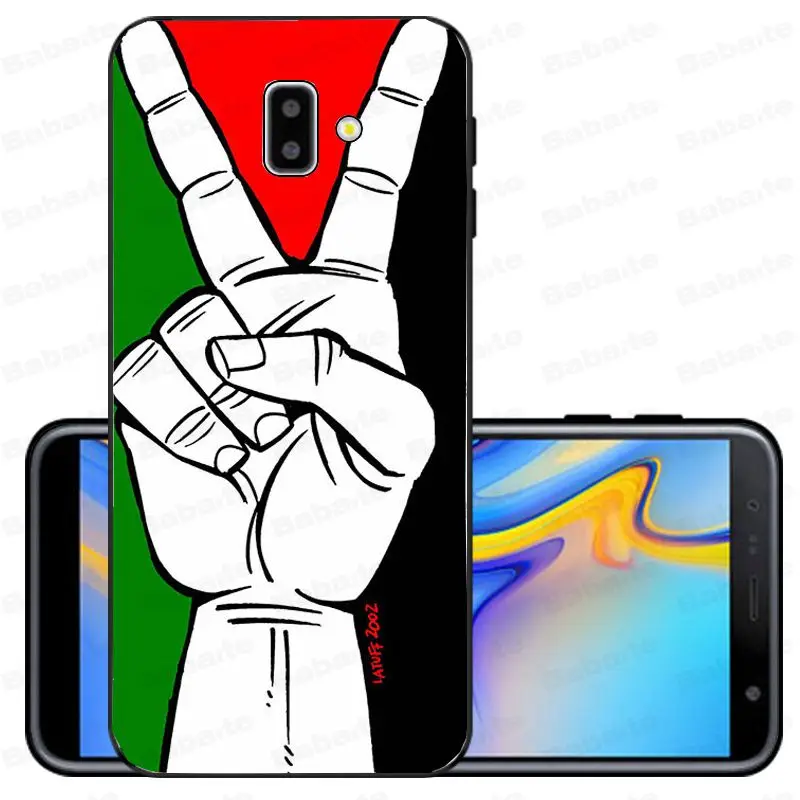 Чехол для galaxy j6 палестинский флаг ТПУ чехлы для мобильного телефона из мягкого силикона с крышкой для samsung galaxy j6 plus A6 A8 A9 A10 A30 A50 крышка
