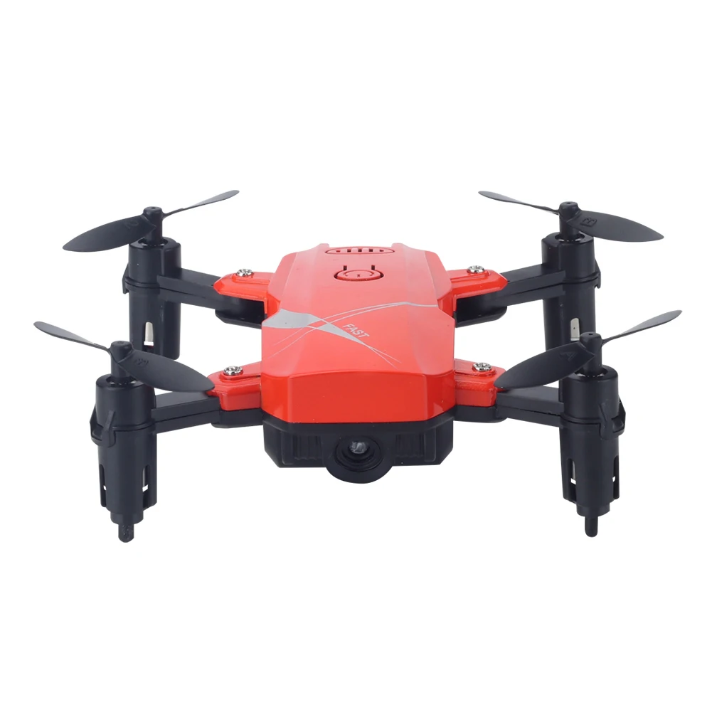 Kid Boy Gift RC Drone Aerial Photo High Definition FPV Camera WIFI Quadcopter Anti-broken Mini Outdoor Remote Control Altitude - Цвет: Red No Camera