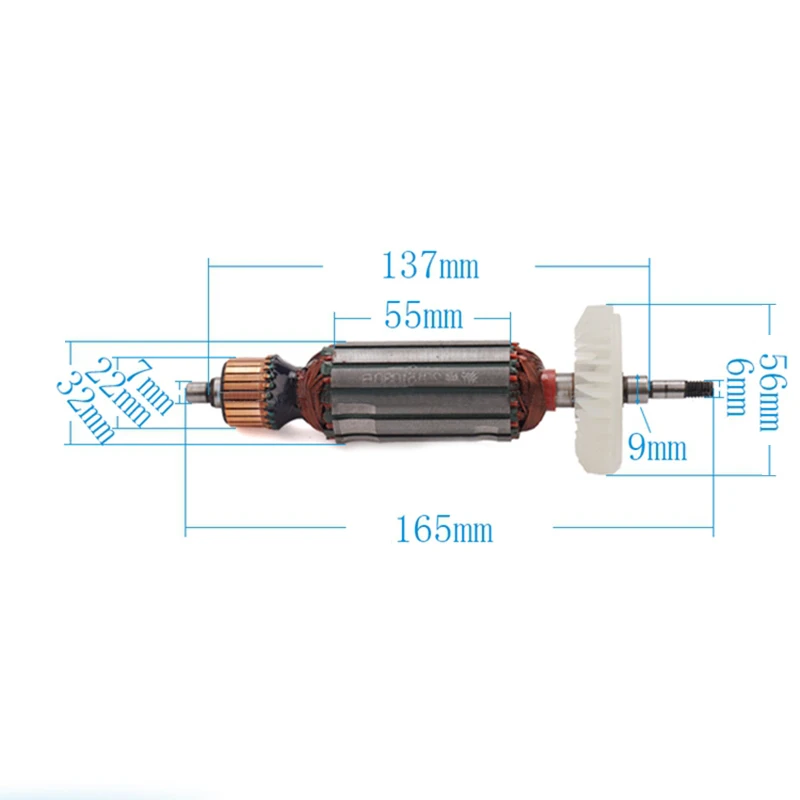 Ротор для арматуры заменяемый MAKITA 510107 9 9557NB 9558HN 9557HN 9558NBR 9556HN 9558NB 9556NB|Аксессуары
