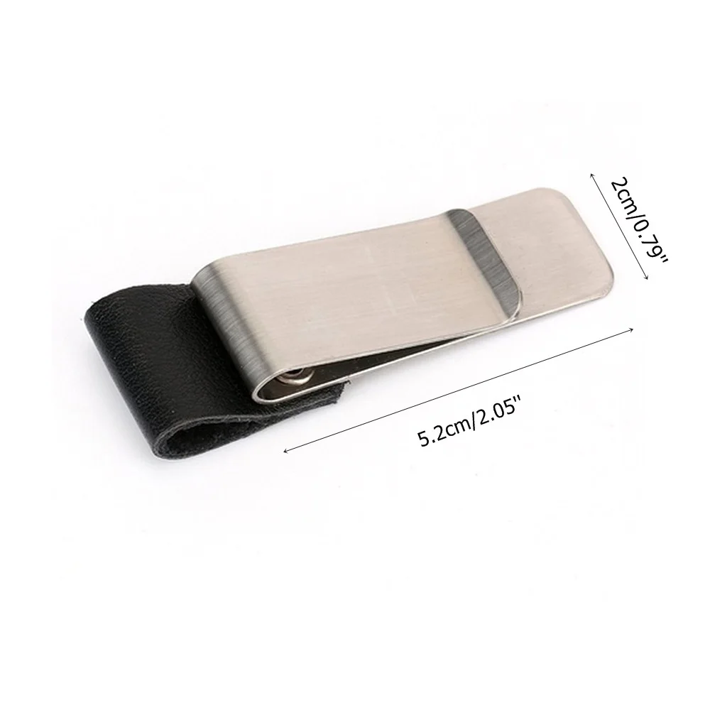 Pen holder pen loop pen clip Pen Loop For Notebook Retro Leather Journal Notebook Pencil Holder Bookmark With Metal Clip Clipboards Pen Holder Clip