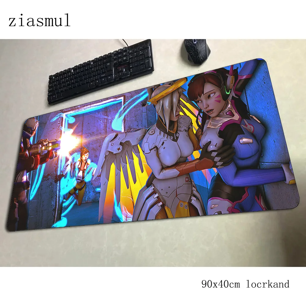 Коврик для мыши overwatch 90x40 см коврики игровой коврик косметологических игр