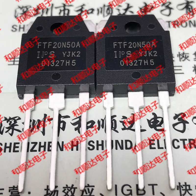 

Оригинальный Новый 2 шт./FTF20N50A TO-3P