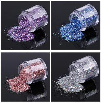 

10g/BoxColorful Nail Polish Gold Sliver Nail Glitter Powder Shinning Nail Mirror Powder Art Decoration Nail Powder