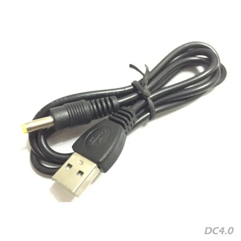 USB к DC 4 0x1 7 мм разъем 5 в зарядный кабель питания для PSP 1000/2000/3000 Черный 100