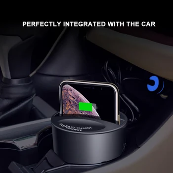 

TiOODRE Wireless Fast Charger Cup Fast Charge Holder Car Charging Device Practical Protective for QI Standard Mobile Phone
