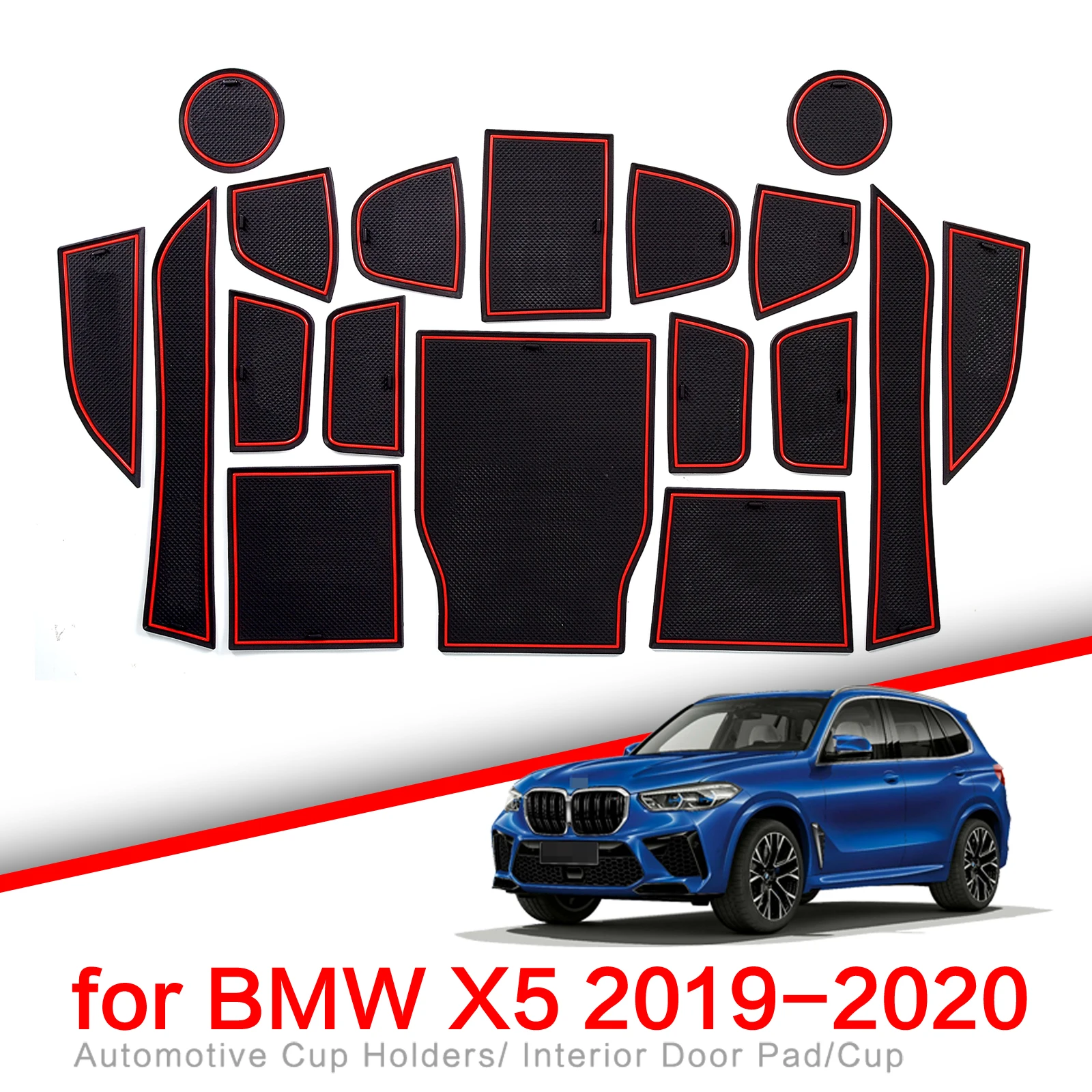 Противоскользящий коврик для ворот BMW X5 2019 2020 2021 G05 коврики нескользящая Накладка