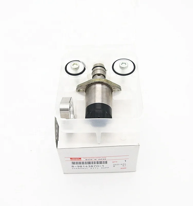 

ORIGINAL SCV VALVE 8-98143870-1 898143870 8-98143870-0 8981438700 FOR 4HK1 FVR FTR FTS FRS OVERHAUL KIT SUPPLY PUMP