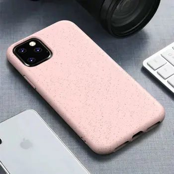 

30pcs/lot For iPhone XR 8 Plus 7 Plus 6S Plus Natural Wheat Straw Shockproof Soft Phone Case For iPhone 11 Pro Max XS MAX