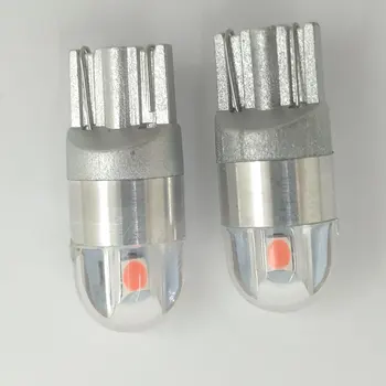 

500pcs T10 12v W5W LED Car Bulbs 3030 Chips 194 168 501 Interior Lighting Instrument Lights License Plate Lights 5w