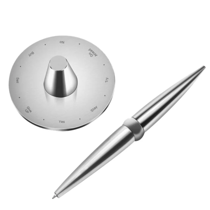 

Anti Stress Pen Metal Decision Maker Prediction Pen Magnetic Pen Antistress Reliever Toy Home Decor Desk Office Decorating Tools