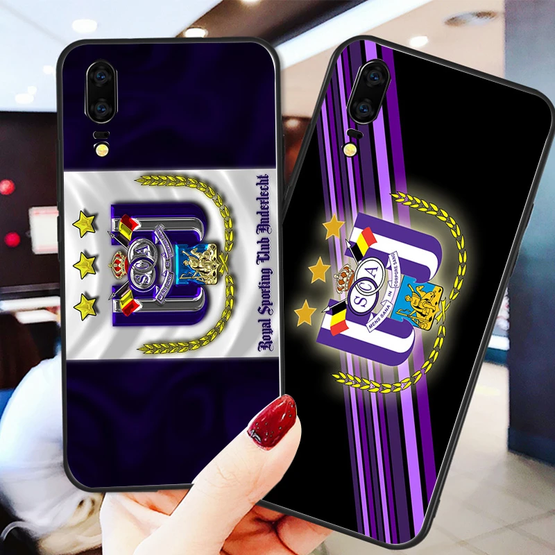 Phone Case FC Royal Sporting Club Anderlecht For Huawei Mate 30 20Pro Black Soft TPU DIY Nova 5 P9 P10 P20 P30 Pro G10 | Мобильные