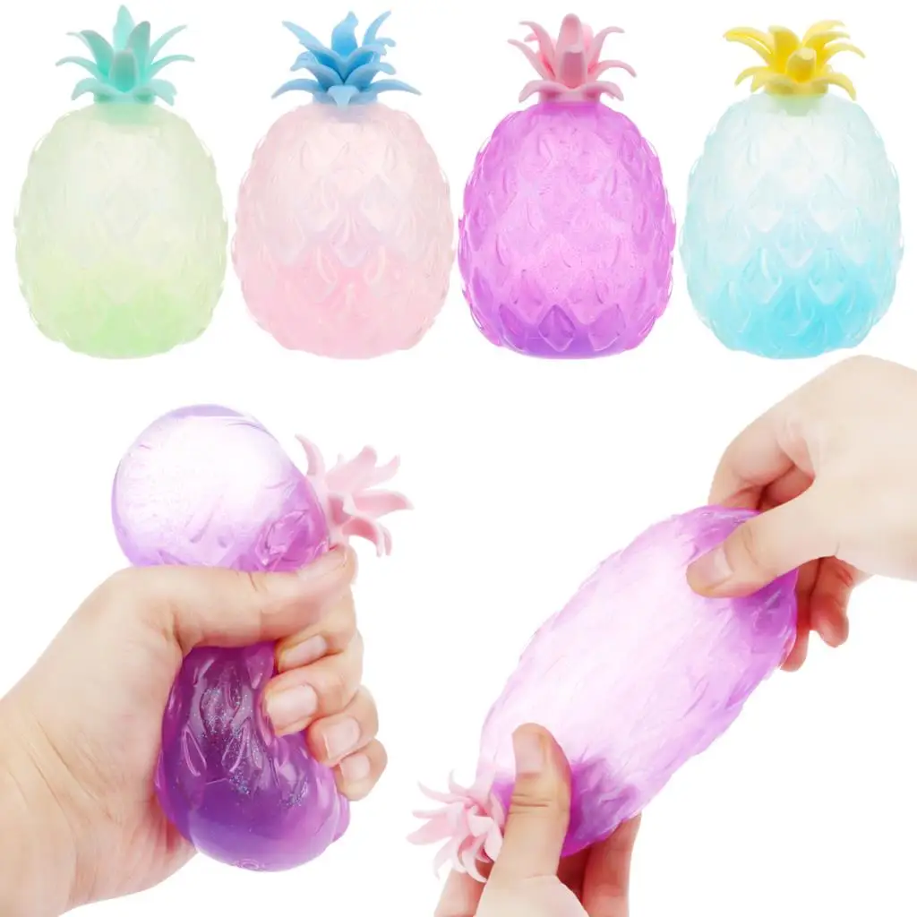 

Creative Pineapple Decompression Vent Ball, Funny Adults Children Anti-anxiety Stress Relief Squeeze Squishy Ball Toy