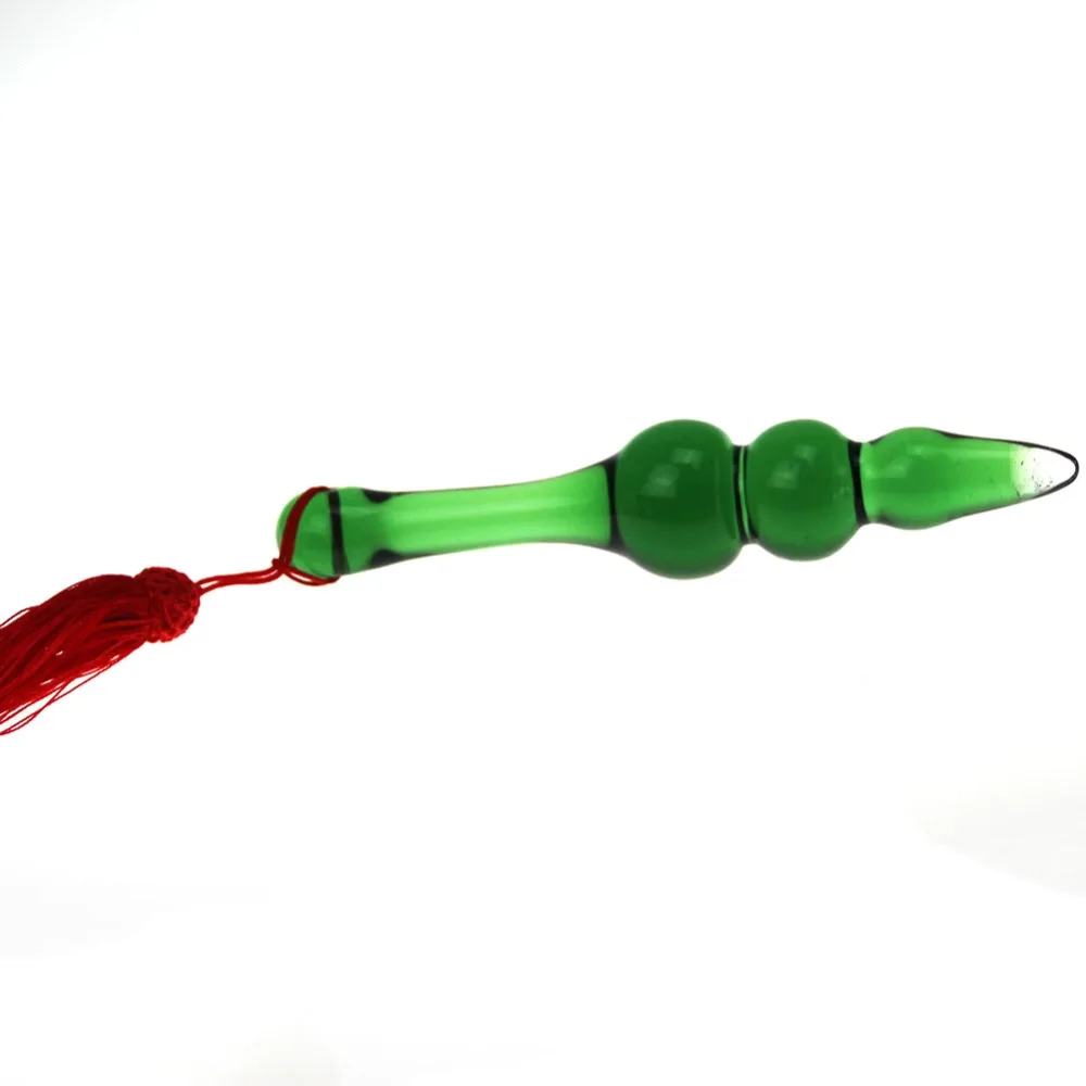 h002Glass Faux Pony Tail Butt Plug (6)