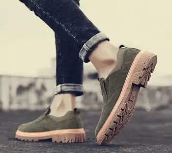 

Men's shoes winter casual Martin boots low help tooling shoes trend fashion wild autumn fashion shoes