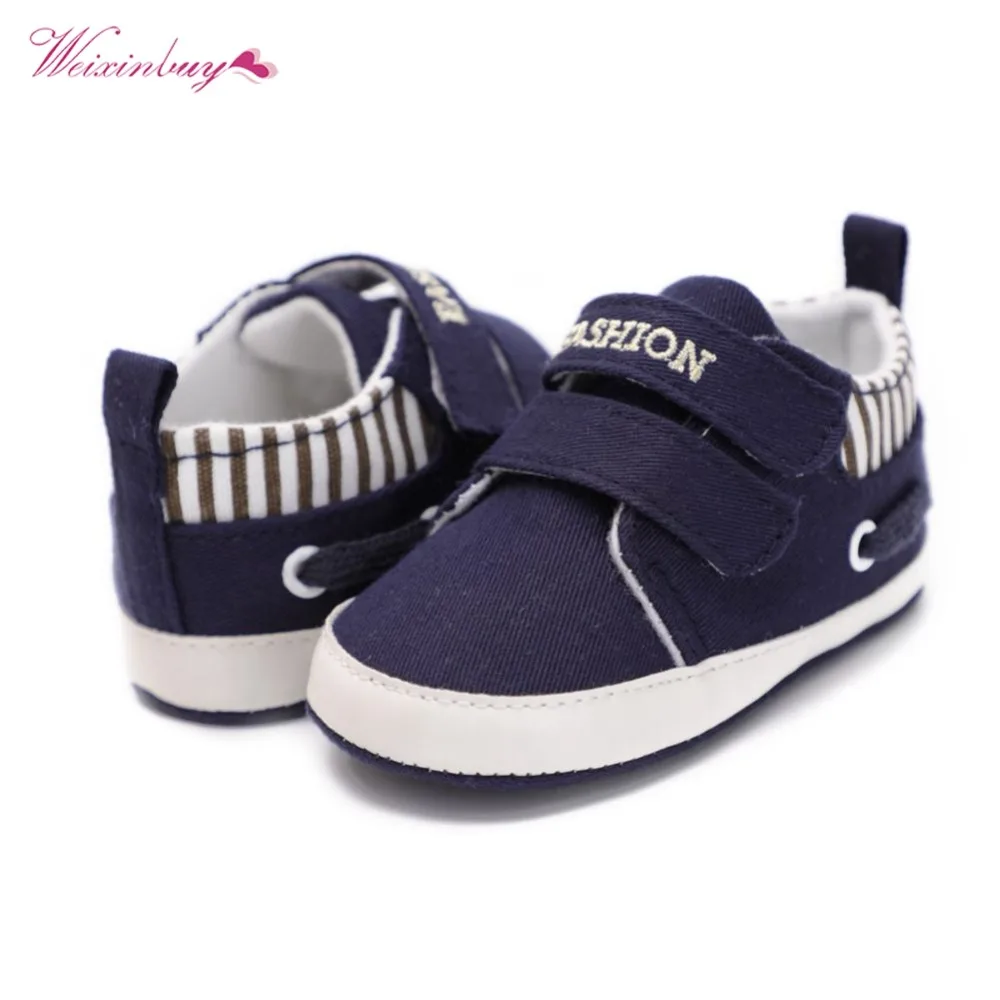 WEIXINBUY/10 стилей, новая парусиновая спортивная детская обувь для новорожденных мальчиков и девочек, первые ходунки, Infantil, мягкая подошва для малышей, тапочки для малышей