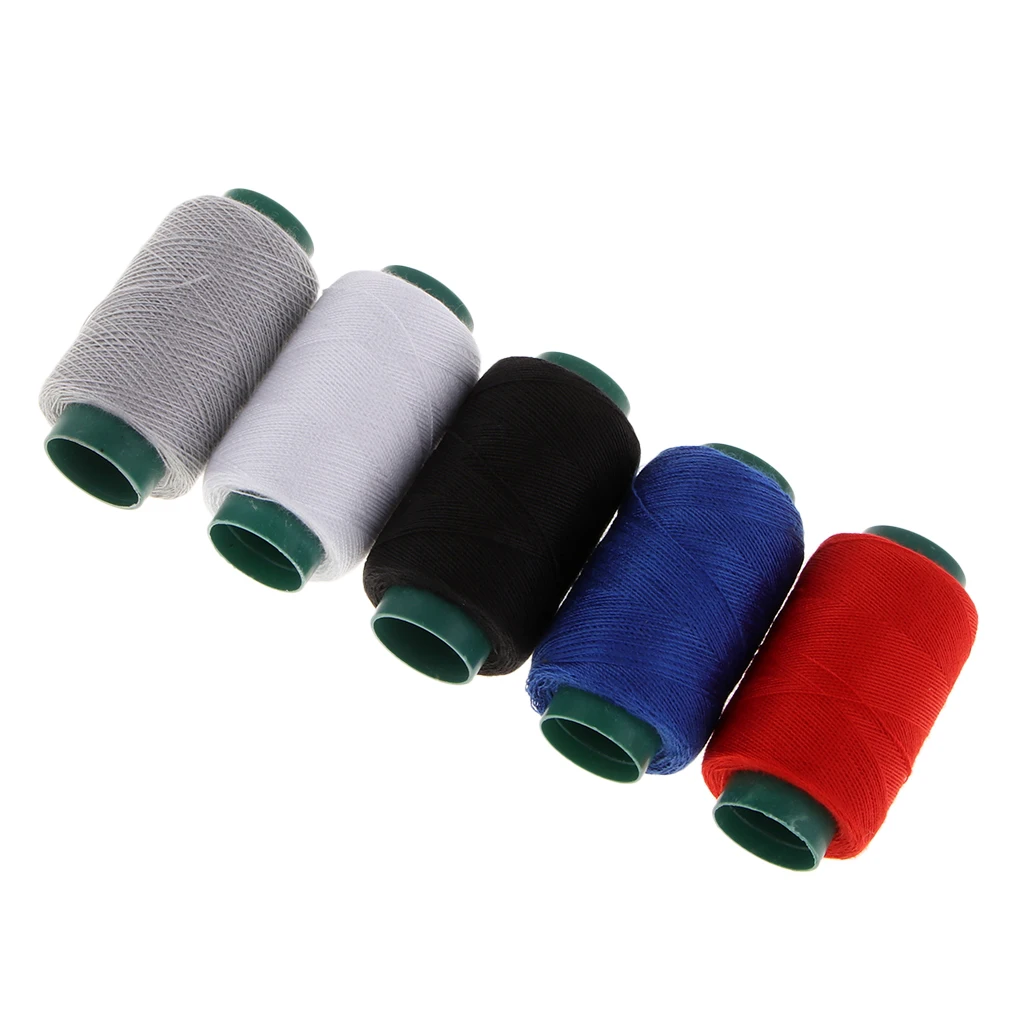 5Pcs Sewing Thread - 219 Yards Polyester Thread Sets Spools Thread for Sewing Machine Multi Use Hand Stitching Embroidery Thread