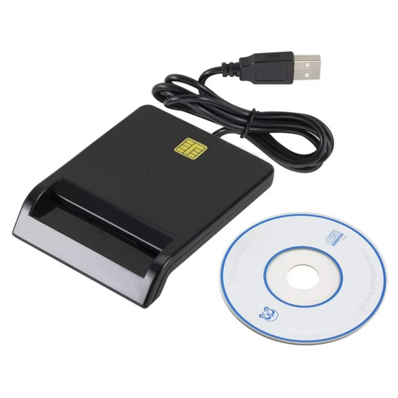 Lector de tarjetas inteligentes DOD, lector de tarjetas inteligentes con USB, CAC, acceso común, militar, Compatible con Win, envío rápido