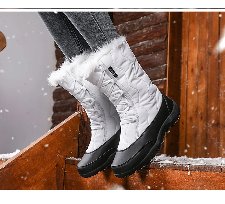 Winter Keep Warm Women Snow Boots Fashion Waterproof Women Shoes Comfortable Trend Hot Sale High Top Women Cotton Shoes