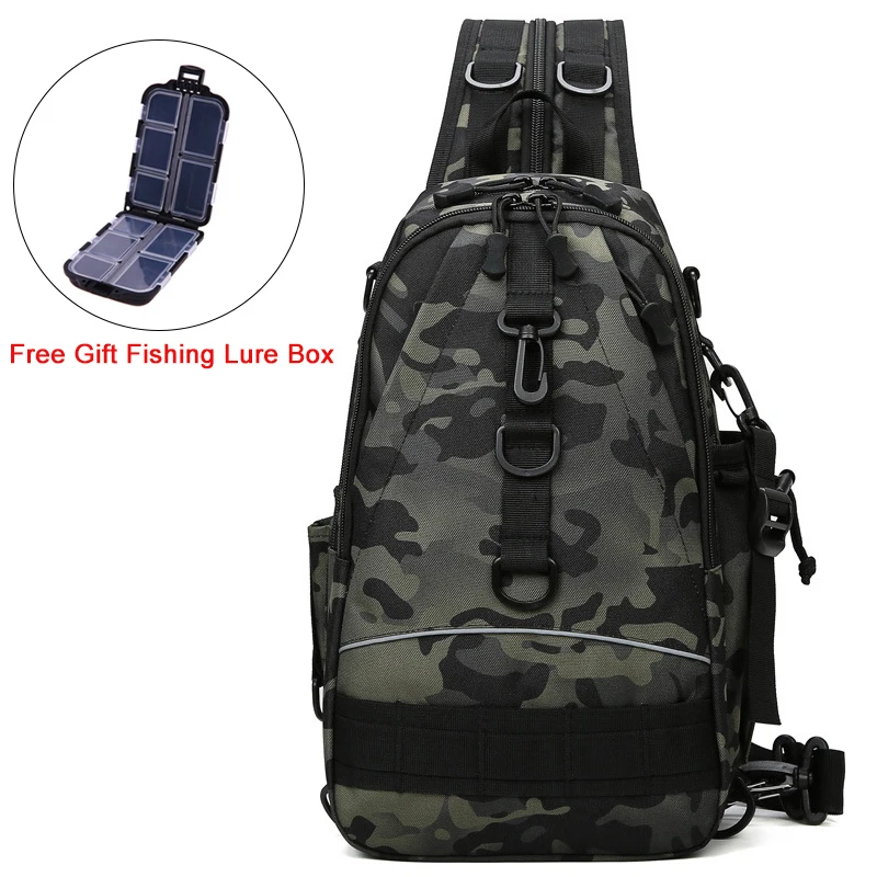 Fishing Lure Bag Multifunctional Waterproof Fishing Bag Single/Double  Shoulder Lure Backpack Reel Bag Straps Fish Tackle Bag - AliExpress