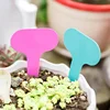 100pcs Garden Labels  Plant Classification Sorting Sign Tag Ticket Plastic Writing Plate Board Plug In Card Colorful