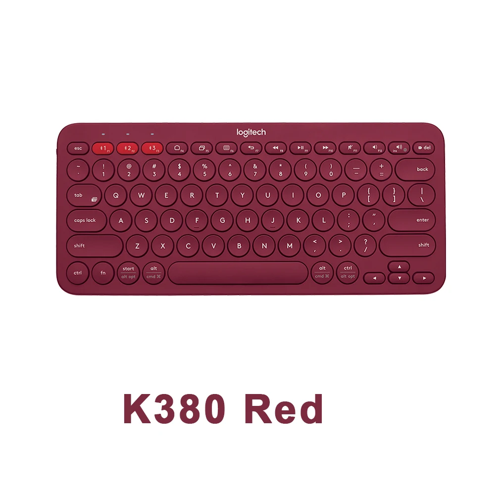 Logitech K380 multi-device Bluetooth wireless keyboard linemate multi-color Windows MacOS Android IOS Chrome OS universal wifi keyboard for pc Keyboards