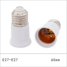 

E27 to E27 65mm Extend Socket Base Lamp Holder Converter Light Bulb Cap Conversion Adapter Home Tool