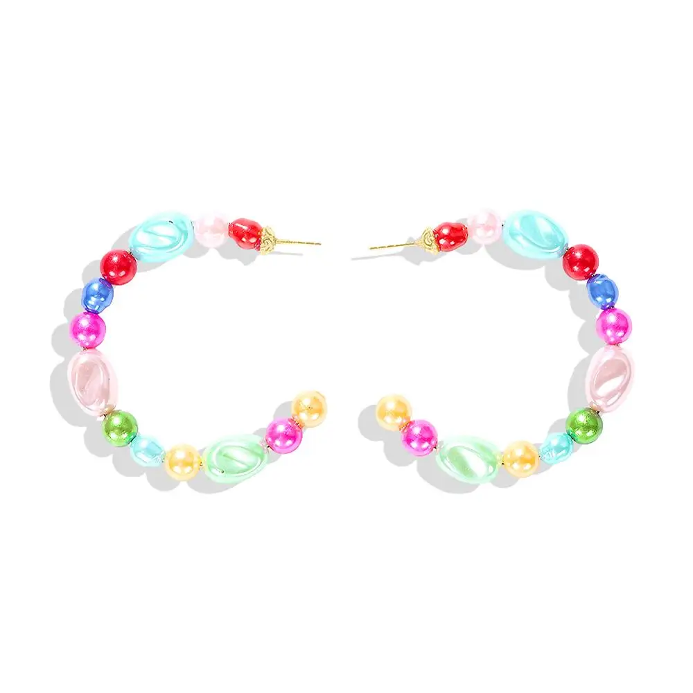 Miwens Bauble бар обруч для волос с жемчужинами Серьги Женские Романтические круглые хрустальные Эффектные серьги женские модные отдых висячие украшения - Окраска металла: 22
