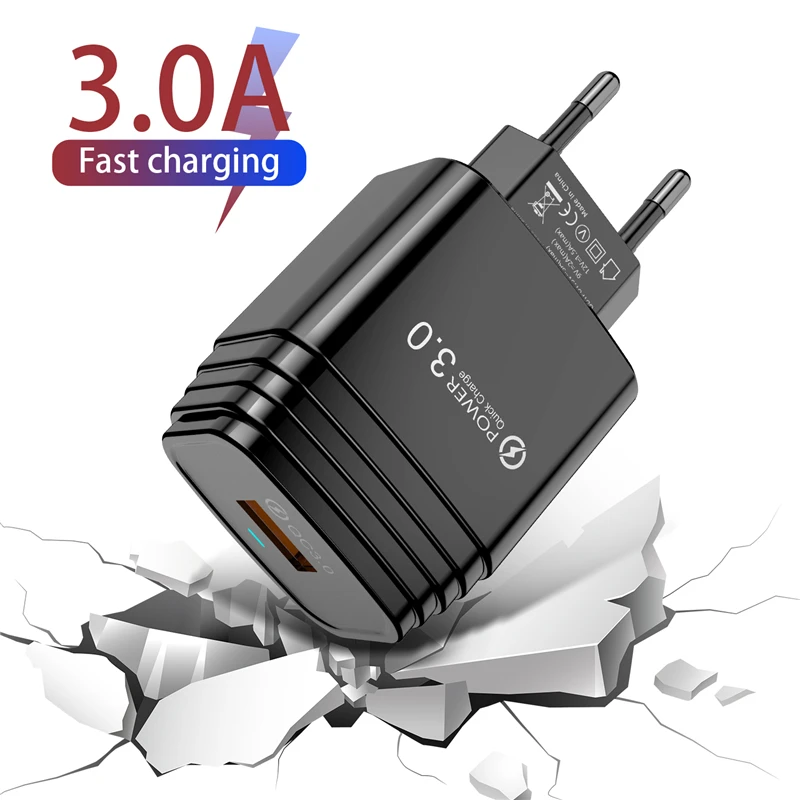 Lovebay Quick Charge 3 0 USB зарядное устройство EU US UK настенное для мобильного телефона