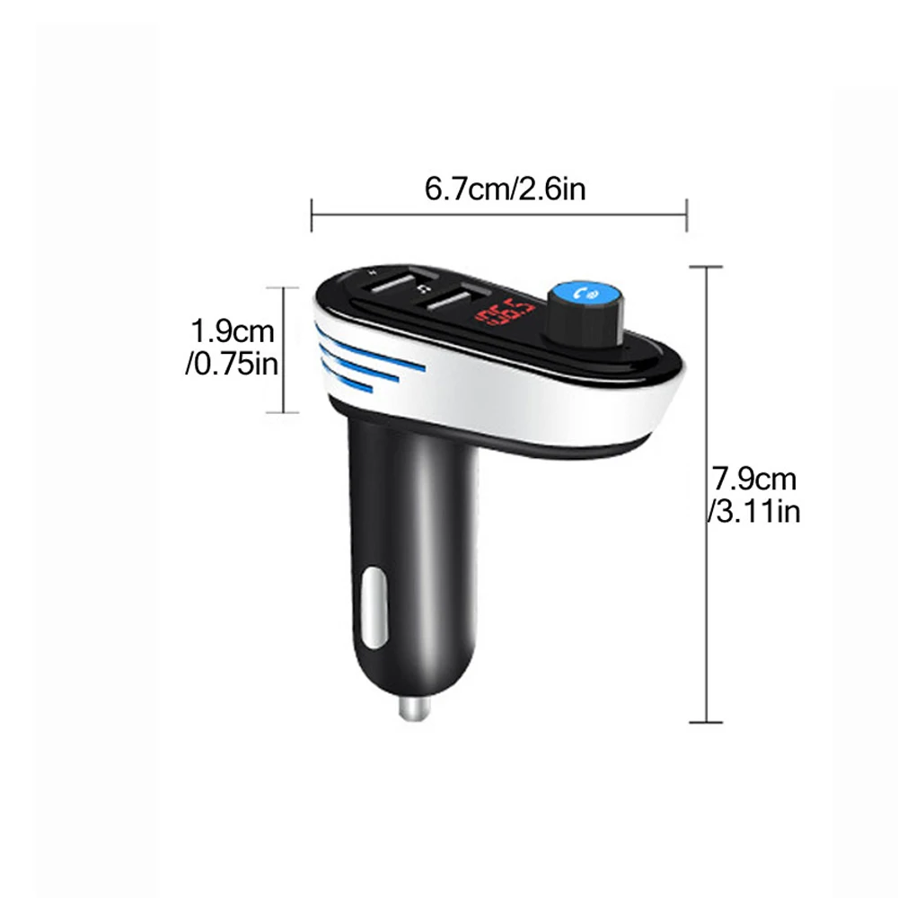 DSYCAR 1 шт. Bluetooth Handsfree автомобильный комплект MP3 плеер A2DP музыкальный приемник адаптер Поддержка IOS Android смартфонов Планшет