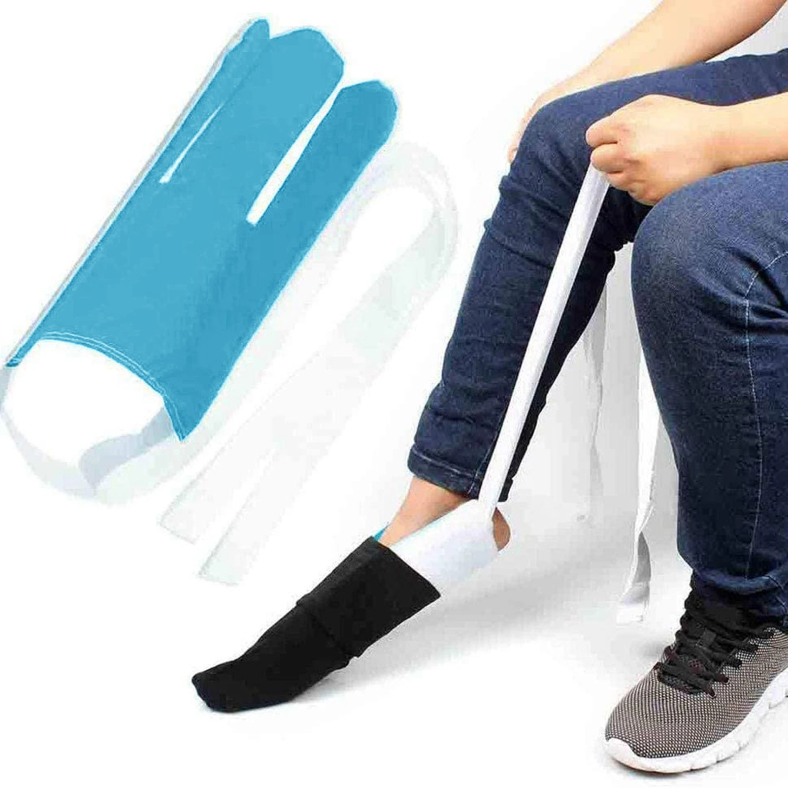 Flexible Sock Aid Kit Slider Sock Helper Aide Tool For Putting On Socks