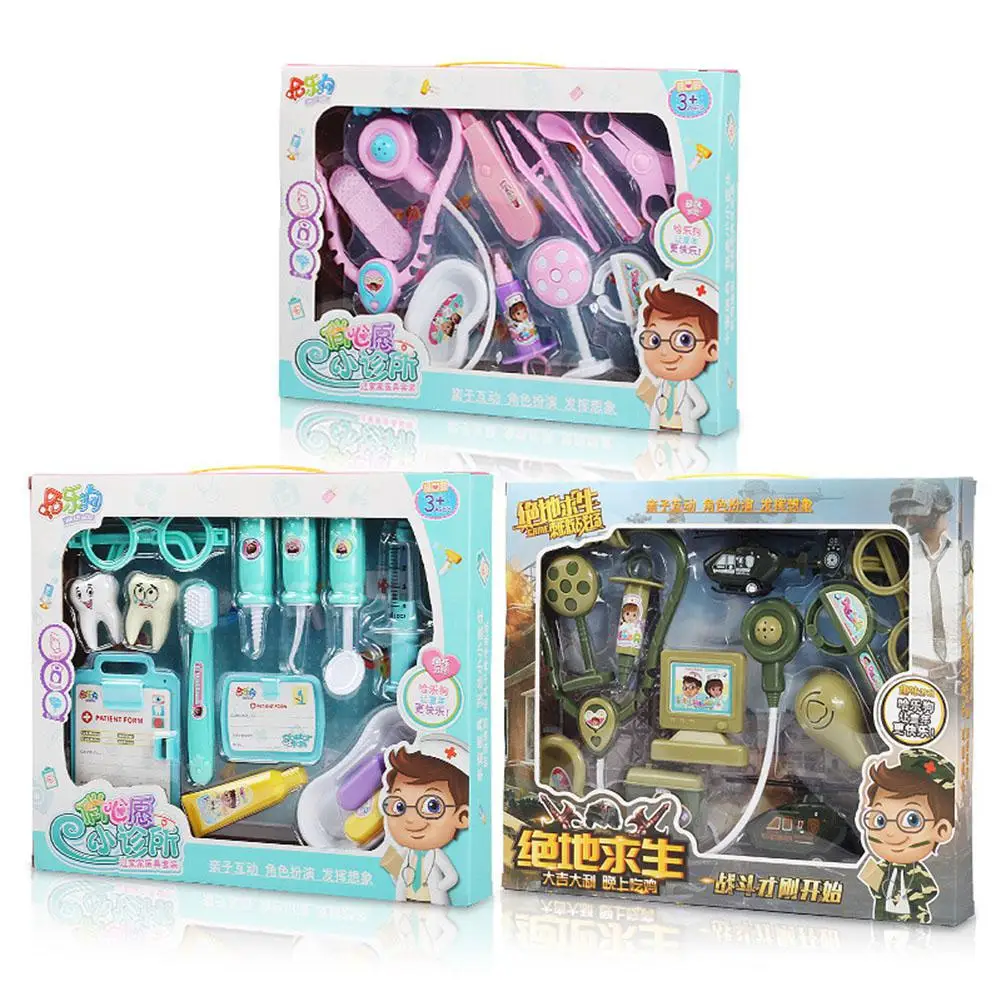 Kuulee игровой домик игрушки Пазлы Моделирование доктор игрушки Дети оральный медицинский инжектор инструмент