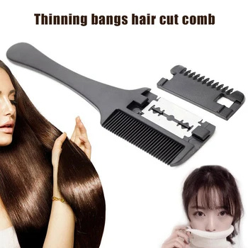

Double Side Hair Razor Comb Layer Shaper Cutting Thinning Comb Portable DIY Trimmer MH88