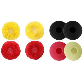 

400 Pcs Disposable Hygiene Cover Removable Mic Hygiene Cover for KTV Bar Microphones, 200 Pcs Sponge & Non-Woven Fabric