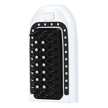 

1PC Creative Vibrating Negative Ion Portable Hair Brush Detangling Comb for Women Ladies