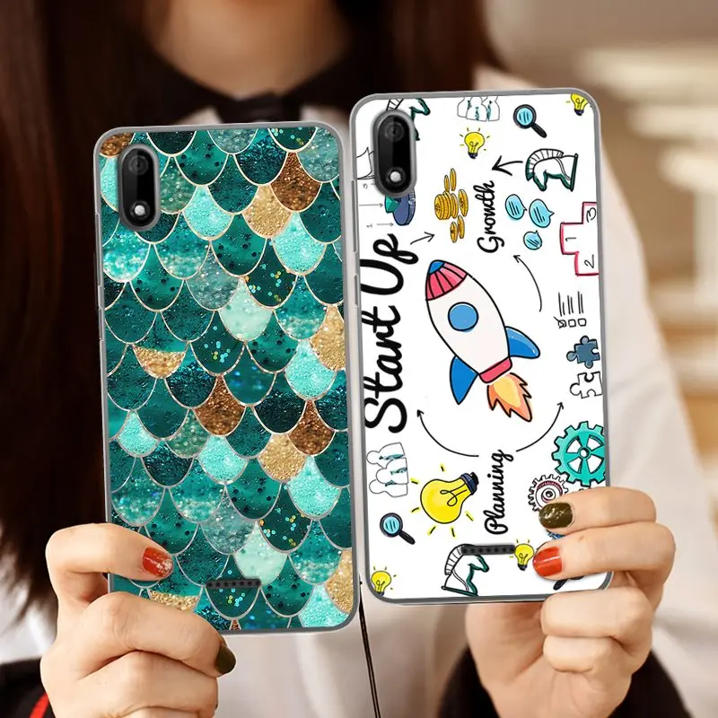 Для Wiko Y60 чехол роскошный из ТПУ и силикона Чехлы для 5 45 дюймов задняя крышка