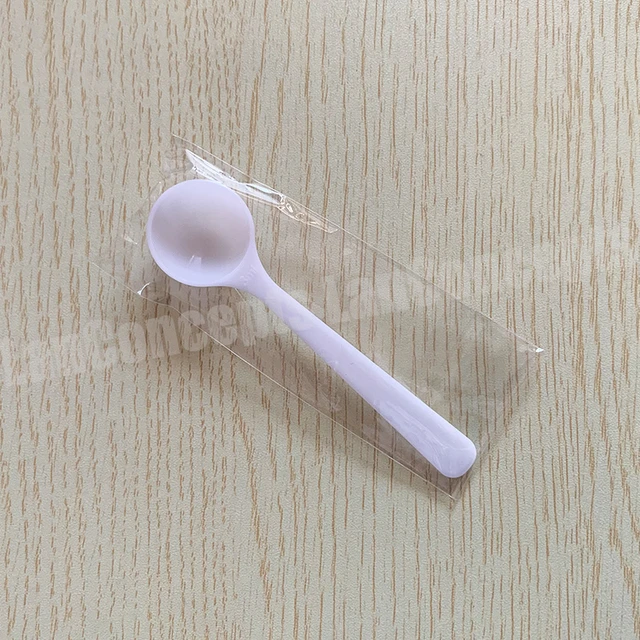 1.5g WITH INDIVIDUAL PACKED Plastic Measuring Scoop 3ML Spoon 1.5 gram  Measure Scoop for milk