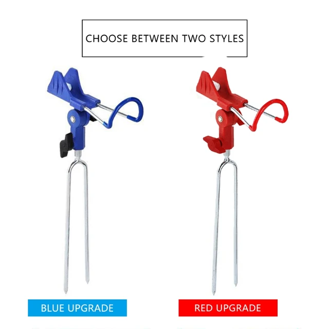 2 Pack Fishing Rod Holder Stands,fishing Rod Holder For Bank Fishing,fish  Rod Rack Ground,reinforced Nylon, Blue/red Drop Ship - Rod Racks -  AliExpress