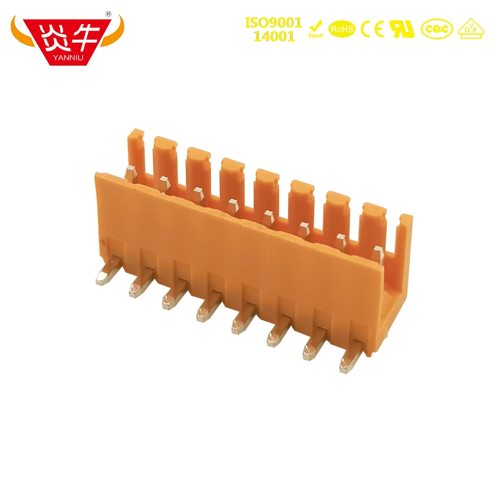 10Pcs 3.5mm SL 3.50/90 KF2EDGJR 3.5 2P ~12P WEIDMULLER ORANGE PCB CONNECTOR PLUG-IN TERMINAL BlOCKS PHOENIX CONTACT