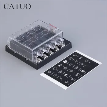 

New 6 Way Circuit Car Fuse Box Holder Circuit Car ATC ATO Blade Fuse Box Block Holder 32V Terminals YKS