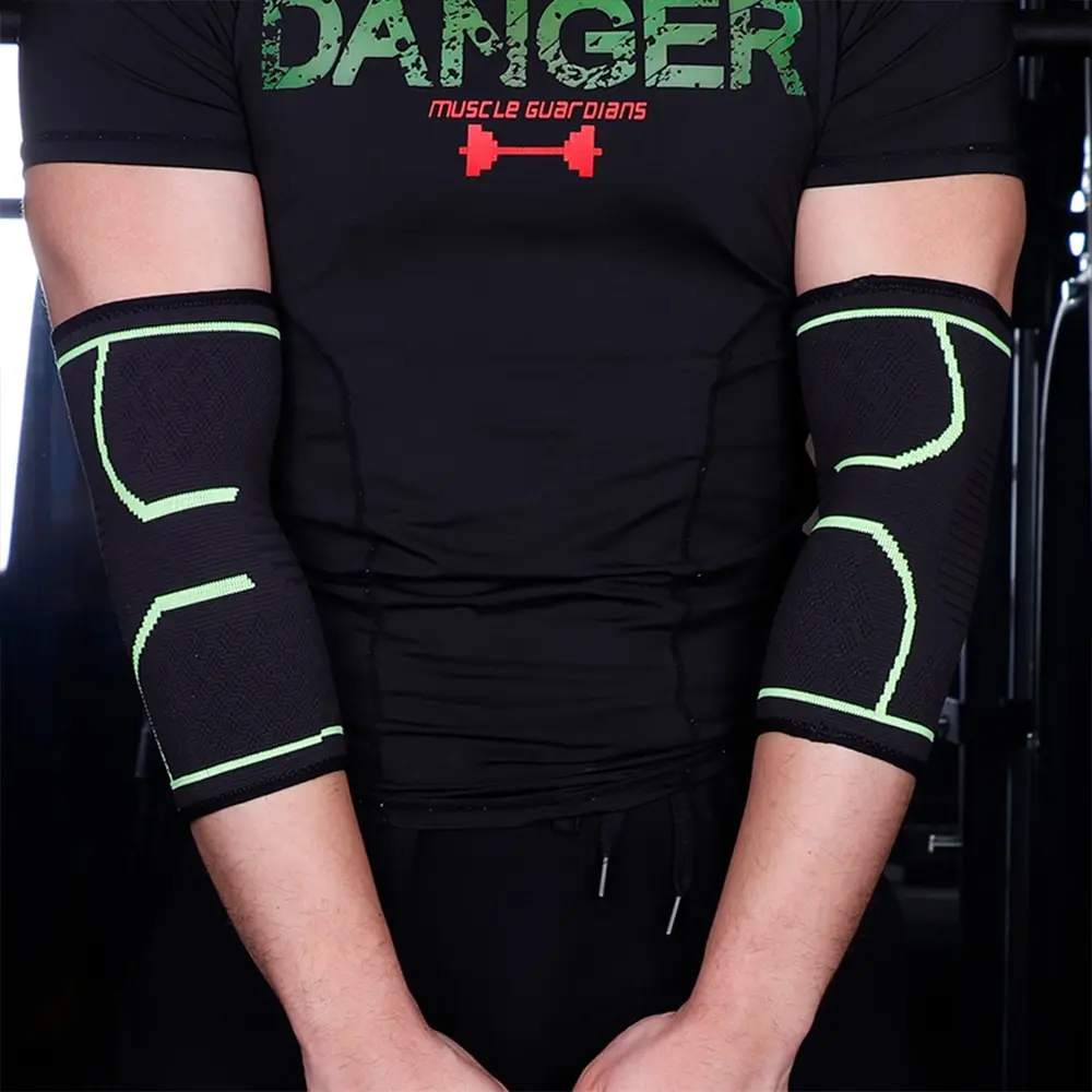 1PCS Elbow Support Elastic Gym Sport Elbow Protective Pad Absorb Sweat Sport Basketball Arm Sleeve Brace elbow brace,elbow strap,elbow pads