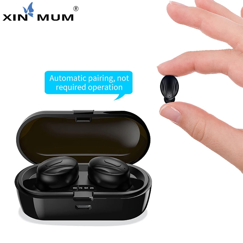 XG13 Wireless Bluetooth 5 0 TWS Earphone Mini Mic Earbuds With charging BOX Sport Headset For iOS Android Bluetooth Phone
