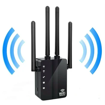 

Professional 1200M Dual Frequency Router Wireless Wifi Range Extender Signal Amplifier Relay/AP two working modes High-quality